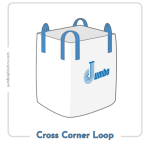 Cross Corner Loop Jumbo Plastics FIBC